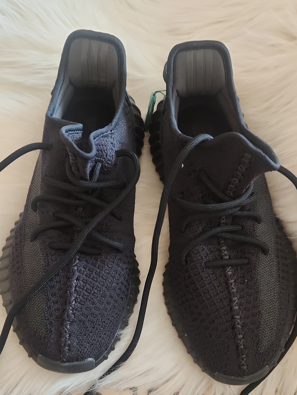 Men's Black Knit Slip-On Athletic Sneakers
